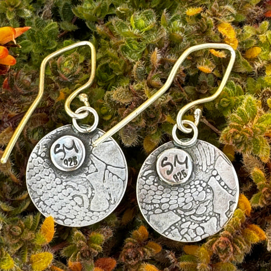 Dragonfly Earrings on Sterling Silver