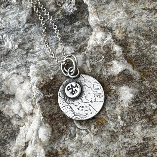 Little Bee Charm Necklace, Sterling Silver