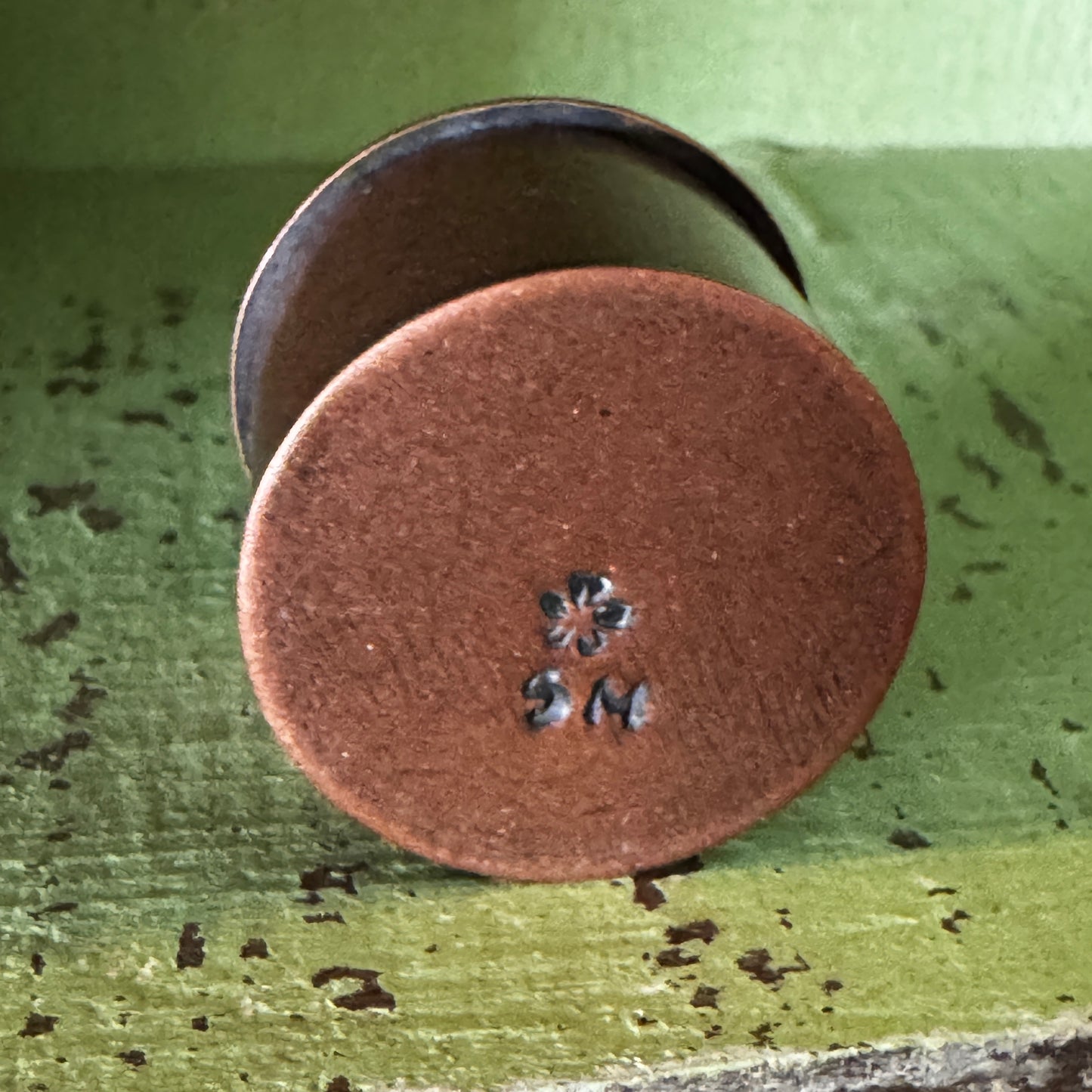 Copper Trinket Box with Frog Lid