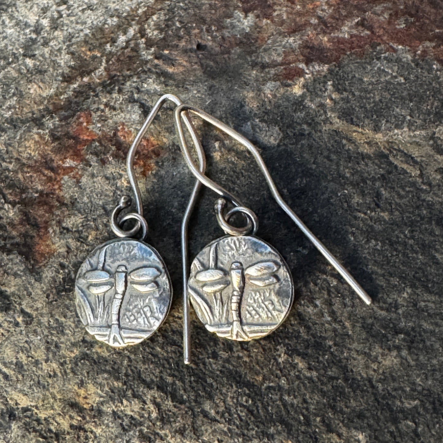 Sterling Silver Dragonfly Earrings