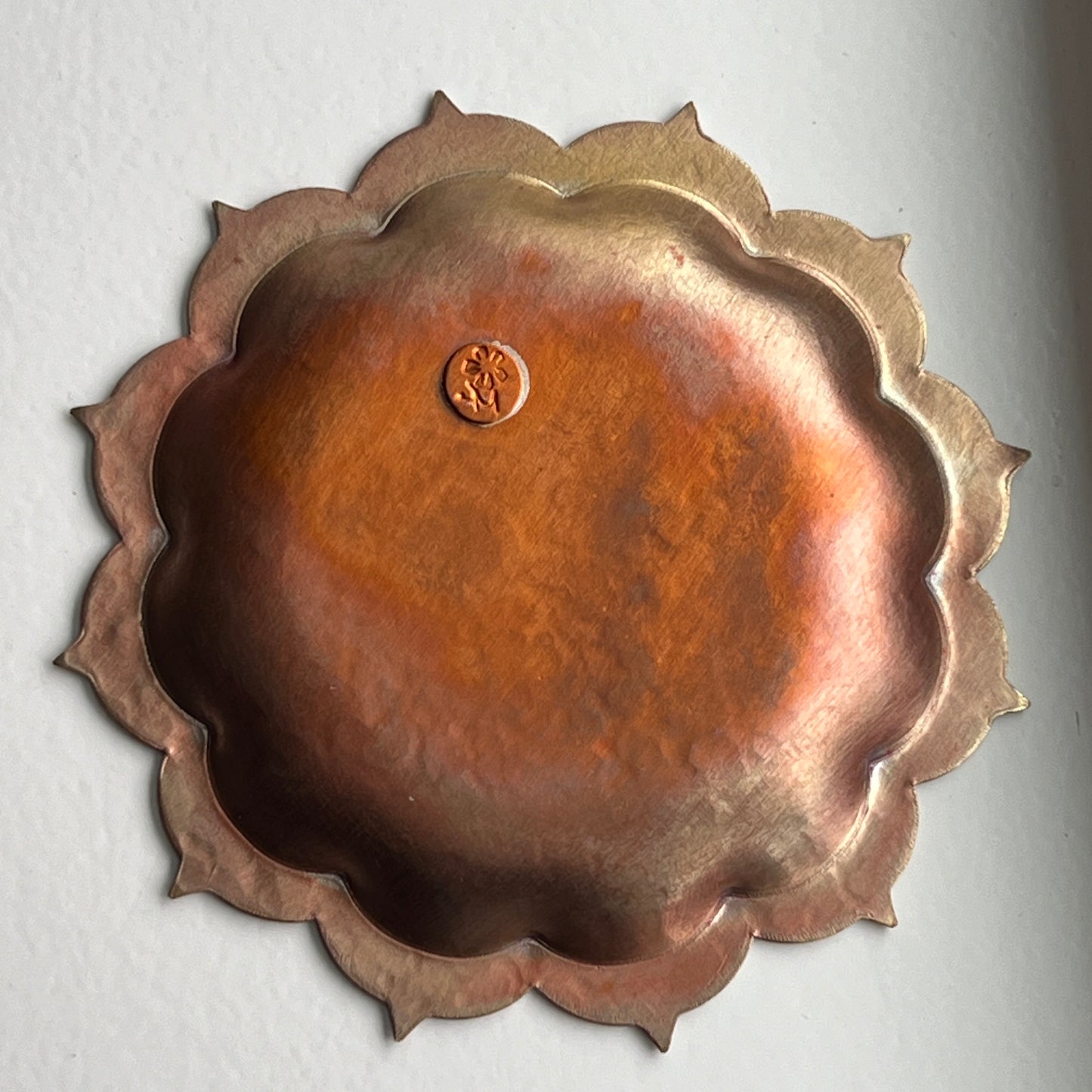 Copper Mandala Trinket Dish