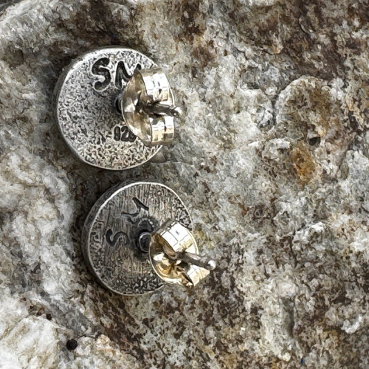 Chrysanthemum Flower Earrings, Sterling Silver Posts