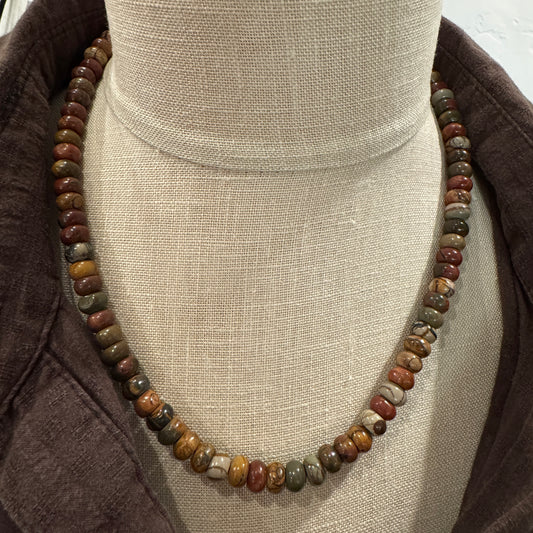 Cherry Creek Jasper Beaded Necklace