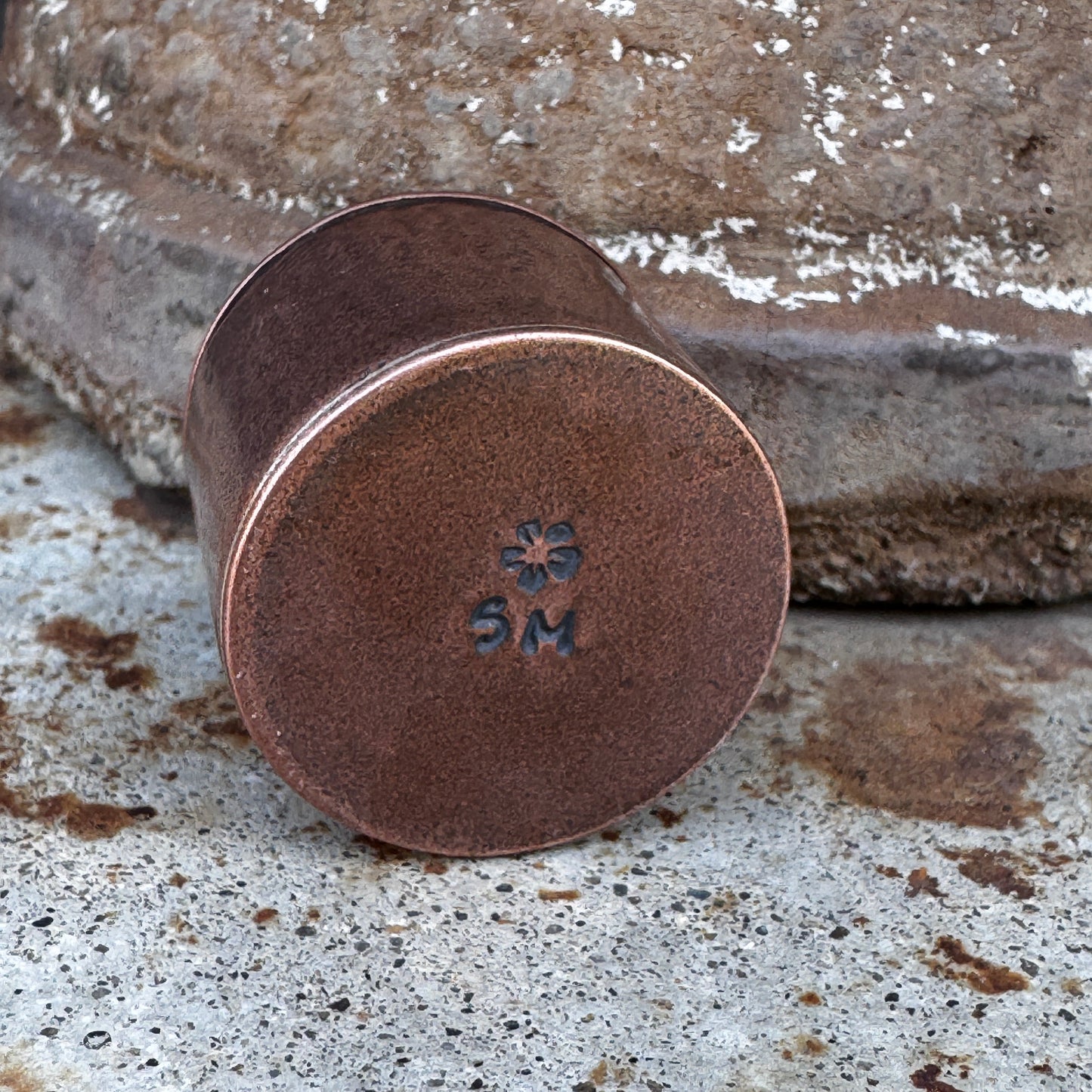 Solid Copper Trinket Box With Lid, Proposal Box