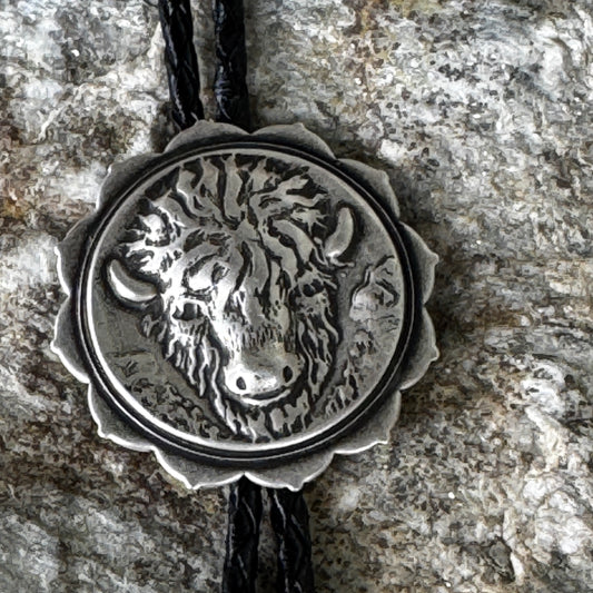 American Bison Bolo Tie