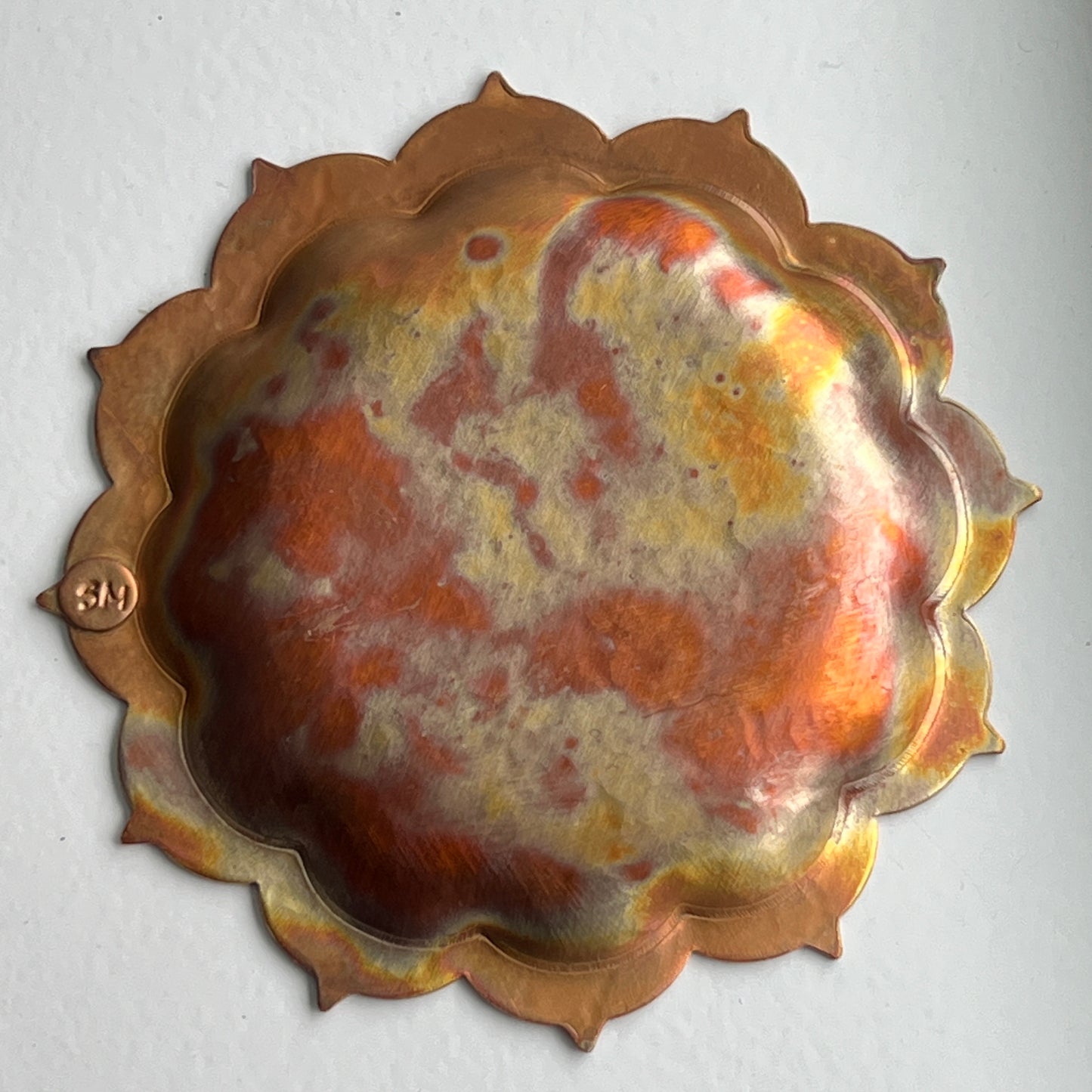 Copper Mandala Trinket Dish