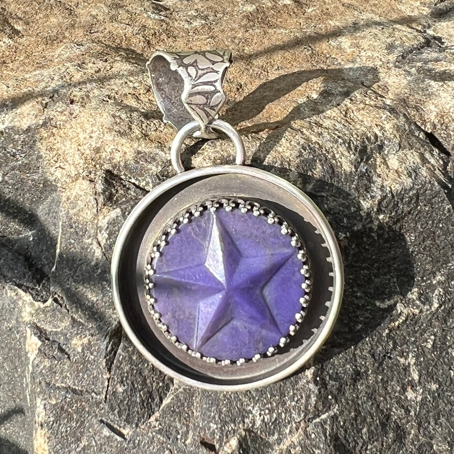 Tiffany Stone Star Pendant