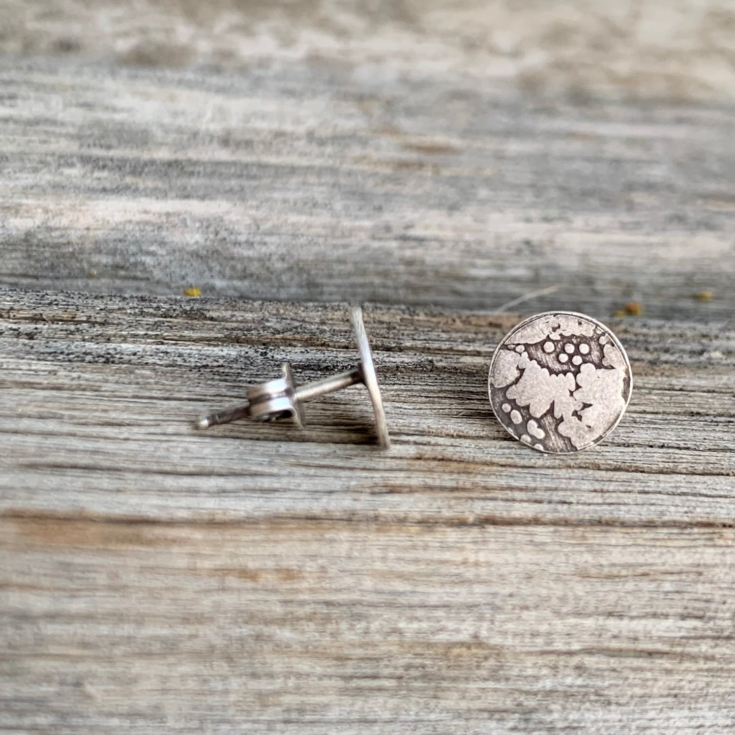 Sunflower Sterling Silver Stud Earrings