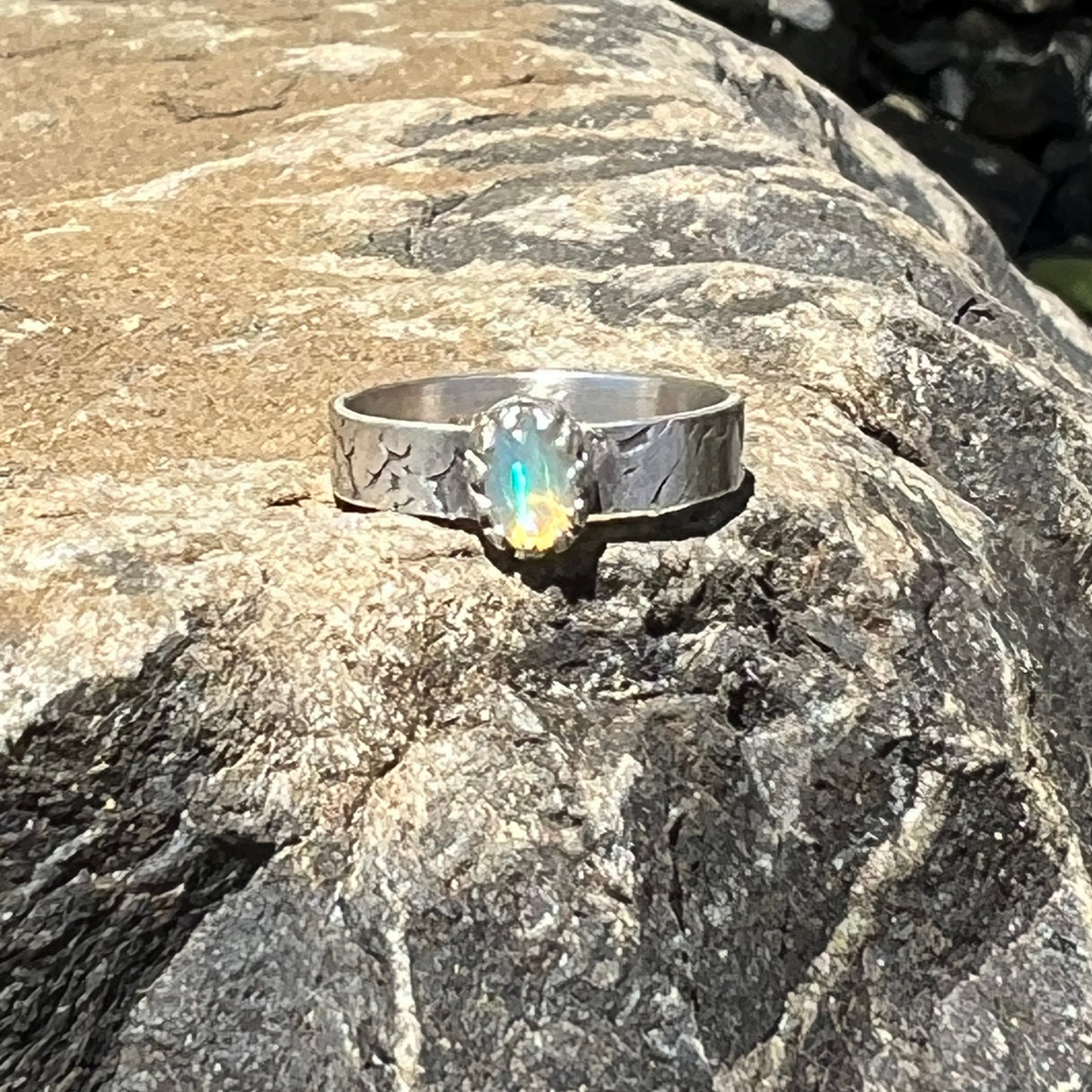 Welo Opal Ring Size 6.25 US