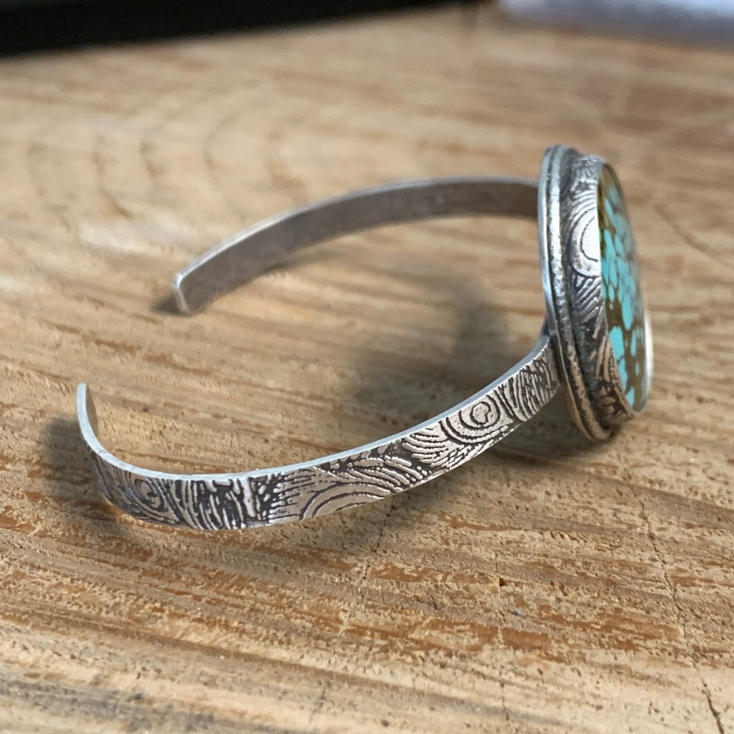 Bamboo Mountain Turquoise Sterling Silver Cuff Bracelet